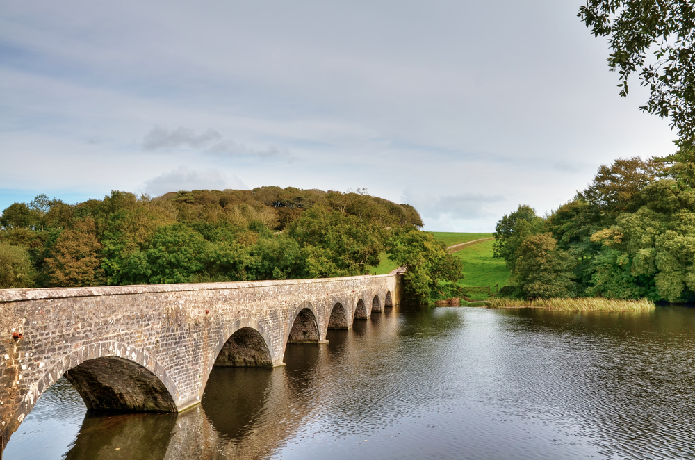 Bosherston Lily Pond bridge